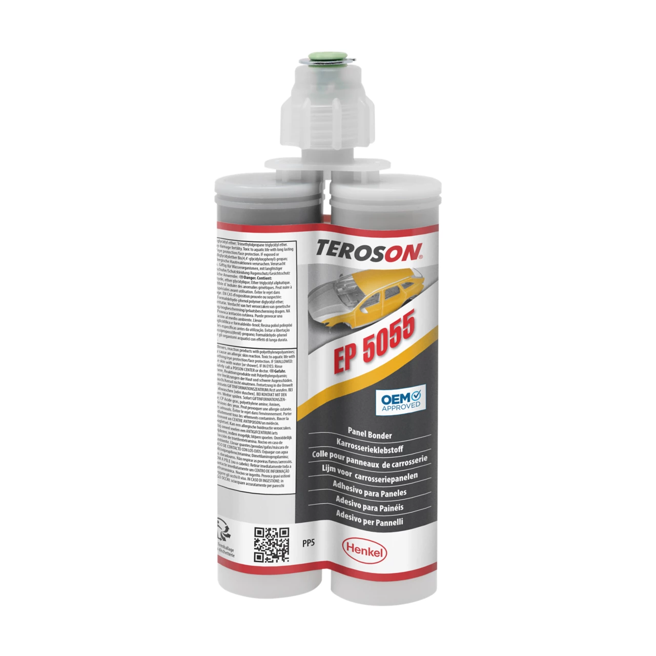 Adezivi - Adeziv structural, Teroson® EP 5055, epoxid bicomponent, adeziv cu rezistență mare, protecție împotriva coroziunii, cantitate 200 ml