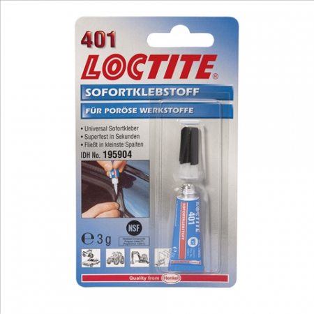 2. CONSUMABILE - Adeziv universal rapid, Loctite 401, cantitate 3 / 20 g