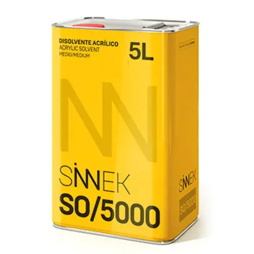 2. CONSUMABILE - Diluant acrilic, Sinnek SO5000, pentru vopsea si lac, cantitate 5 litri