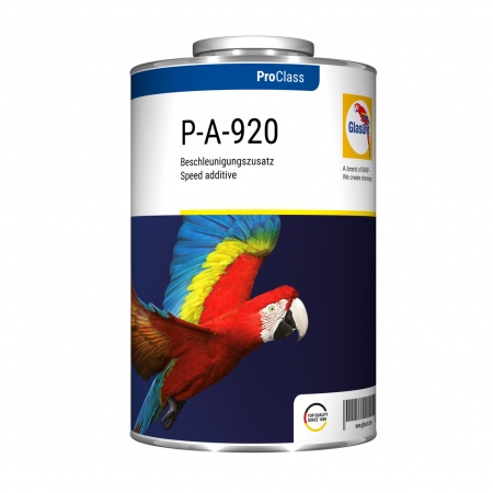 Accelerator - Aditiv accelerator, Glasurit P-A-920, grabeste procesul de uscare, gramaj 1 litru