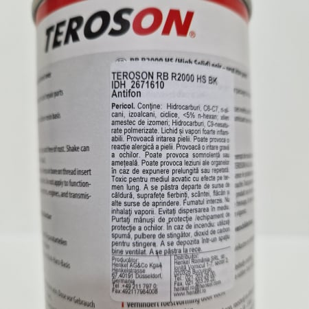 Insonorizant pistol, Teroson® RB R2000 HS, din cauciuc si rasina, diferite culori, revopsibil, cantitate 1 litru [2]
