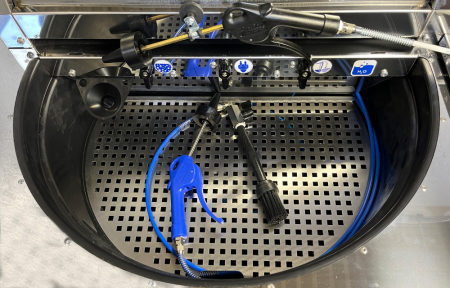 Aparat curatat pistolae de vopsit, Drester Ace Triple, functioneaza cu solvent / aqua [4]