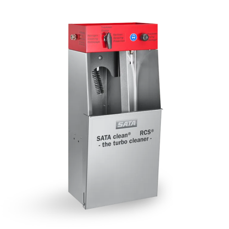 1. PISTOALE VOPSIT - Aparat curatat pistolae de vopsit, SATA clean RCS, functioneaza cu solvent