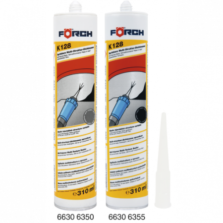 2. CONSUMABILE - Mastic polimer MS, Forch K128, culoare negru / gri, cantitate 310 ml