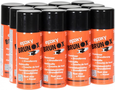 Spray anticoroziune si grunduire, Solutie Brunox EPOXY - tratament antirugina, Inhibitor rugina, diferite gramaje [2]