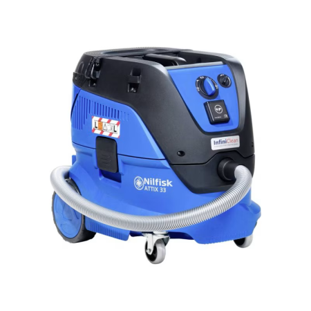 3.1 SCULE SLEFUIRE - Aspirator profesional mobil, Nilfisk Attix 33, curatare automata infiniClean, alimentare 230V, capacitate 30 litri