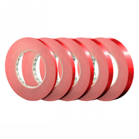 Banda mascare - Banda dublu adeziva acrilica, Boll PRBL-4007X, lipire permanenta, lungime 10 metri