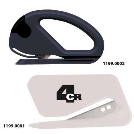 Folie mascare - Cutter folie, 4CR 1199, lama rezistenta, culoare alb / negru