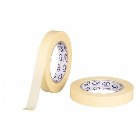 2. CONSUMABILE - Banda mascare hartie, Motip MOT HPX05X, rezista pana la 60 °C, culoare bej, lungime 50 metri