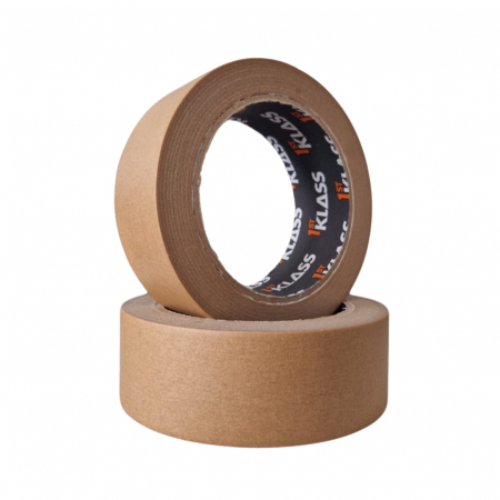 Banda mascare - Banda mascare hartie, Klass BMP, rezista pana la 100 °C, culoare maro, lungime 40 metri