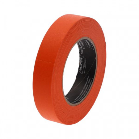 2. CONSUMABILE - Banda mascare hartie, Norton 780727096XX, rezista pana la 120 °C, culoare portocaliu, lungime 55 metri