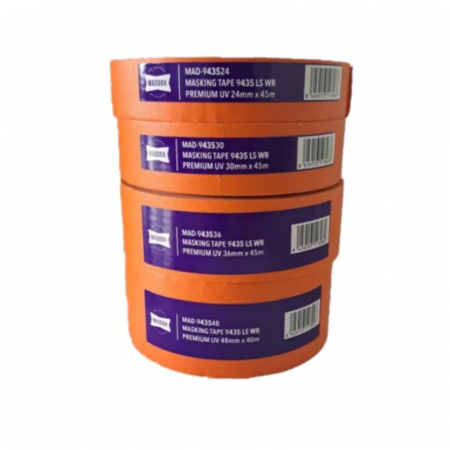 2. CONSUMABILE - Banda mascare, Maddox Premium UV Masking Tape, dimensiune 24 / 30 / 36 / 48 mm x 45 metri