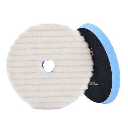 Bureti polish - Blana de oaie, Shine Mate T140 Heavy-Cut Wool Pad, diametru 75 / 125 / 150 mm, cu velcro