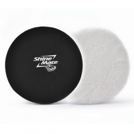 Bureti polish - Blana de oaie, Shine Mate T160 Heavy-Cut Wool Pad High-Nap, diametru 80 / 130 / 155 mm, cu velcro