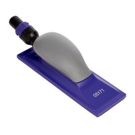 3. SCULE - Bloc de slefuit manual, 3M™ 5171 Hookit Purple+, velcro cu aspirare, dimensiune 70mm x 198mm