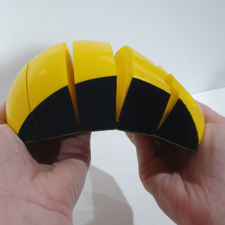 Bloc de slefuit manual, Starchem YSB-FLEX, velcro fara aspirare, diametru Ø150mm [2]