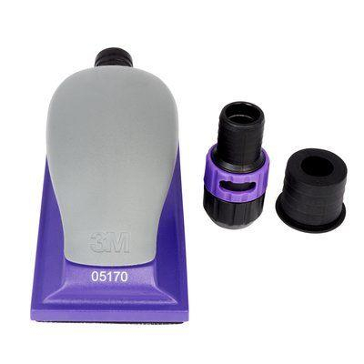3. SCULE - Bloc de slefuit manual, 3M™ 5170 Hookit Purple+, velcro cu aspirare, dimensiune 70mm x 127mm