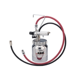 Cana pistol presurizare - Vas vopsea presiune joasa, DeVilbiss KBII 2.3 litri KB-622, furtune aer si fluid incluse, aluminiu