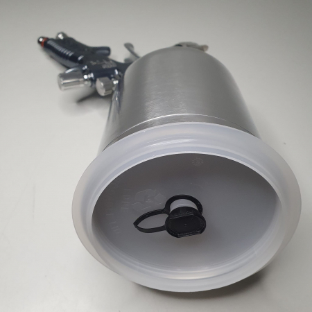 Cana pistol vopsit, DeVilbiss GFC-502, pentru pistol GTI, FLG , material aluminiu, capacitate 1000 ml [4]