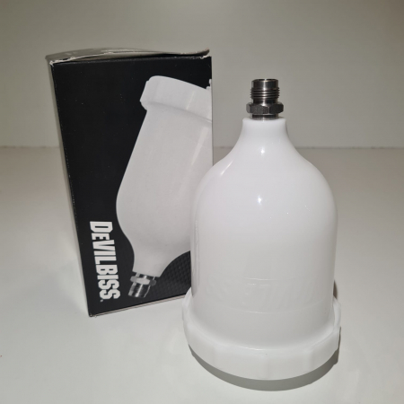 Cana pistol vopsit, DeVilbiss GFC-501, pentru pistol GTi Pro, FLG, GPG, material plastic, capacitate 600 ml [1]
