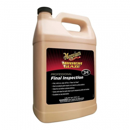 2. CONSUMABILE - Solutie inspectie, Meguiar's Final Inspection, pentru vopsea, gramaj 3.78 litri