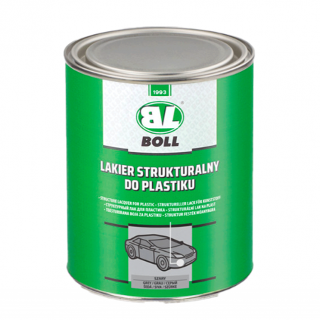 2. CONSUMABILE - Vopsea structurata pentru plastic, Boll Bumper Paint, culoare gri / negru, cantitate 1 litru