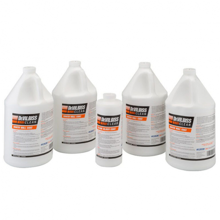 Pentru Cabine Vopsit - Pachet ceara pentru cabina de vopsit, DeVilbiss Booth Wall Protective Sprayable Coating DC-BWC-K, 4 bidoane pentru pereti si 1 bidon pentru sticla