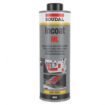 Ceara protectie - Ceara protectie caroserie, Soudal Incoat ML, culoare Maro-Transparent, capacitate 1 litru
