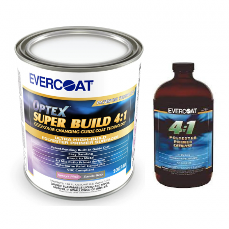 2. CONSUMABILE - Chit auto soft autonivelant, Evercoat® Super Build, 4:1, gramaj 3.78 litri filler + 1 litru intaritor