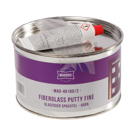 Chit cu Fibre de Sticla - Chit fibra de sticla, Maddox ​​​​​​​Fiberglass Putty Fine, contine intaritor, gramaj 2 kg