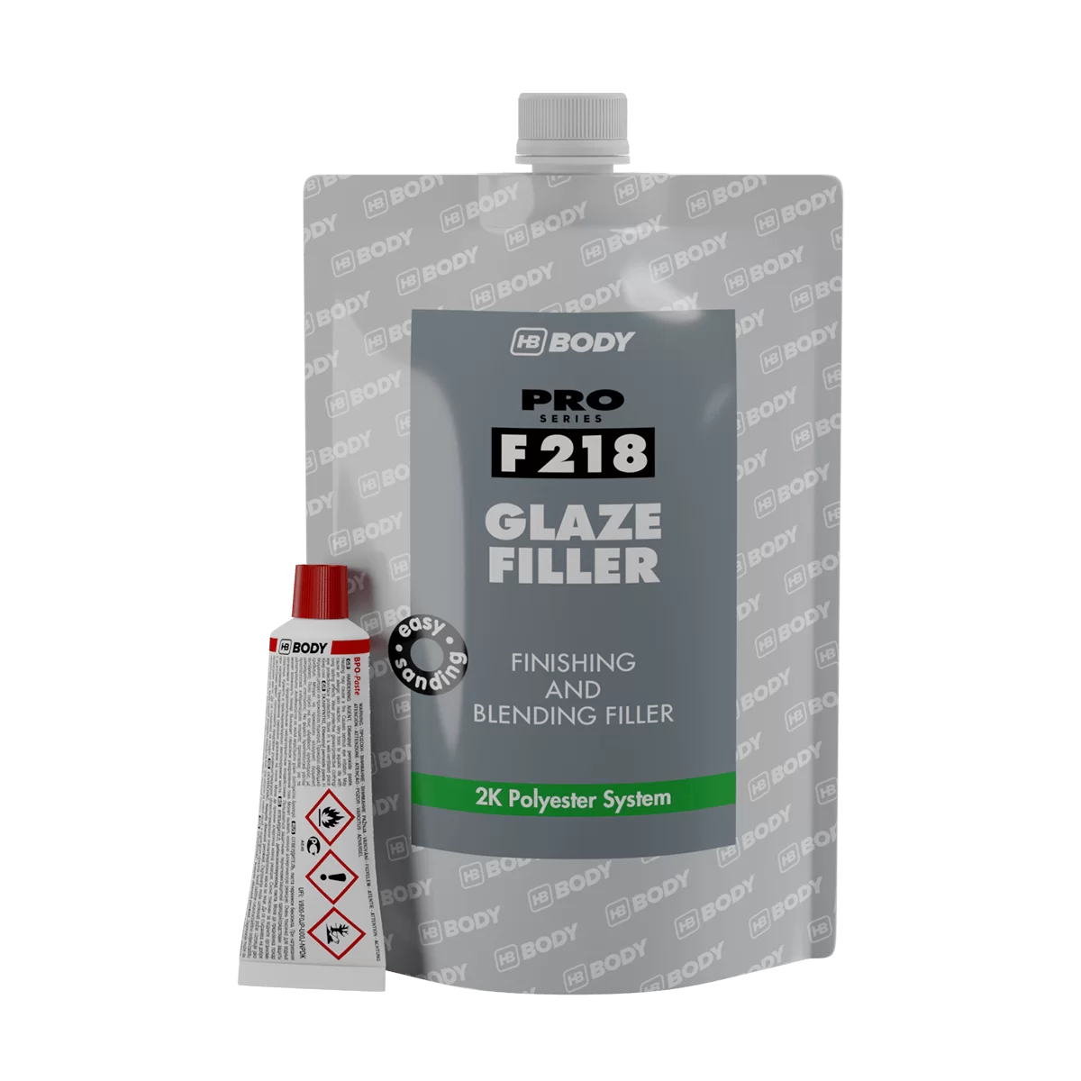 2. CONSUMABILE - Chit pentru finisare, HB Body F218, gramaj 0.5 litri