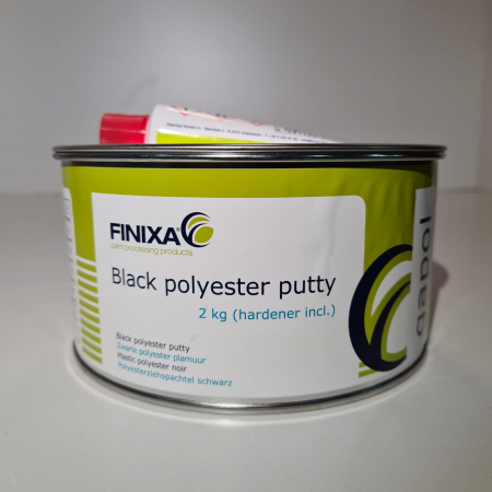 Chit poliester Finixa GAPOL - GAP 00, culoare neagra, gramaj 2 kg, contine intaritor [2]