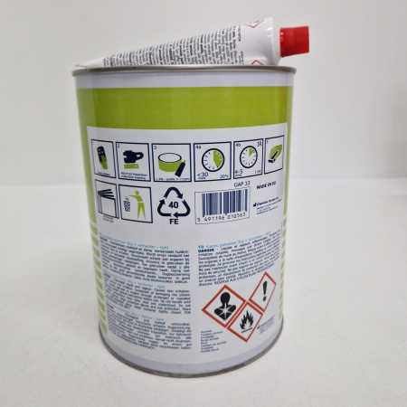 Chit poliester universal extra-light, Finixa GAP 33, de finisare, culoare verde, gramaj 3 kg, contine intaritor [5]