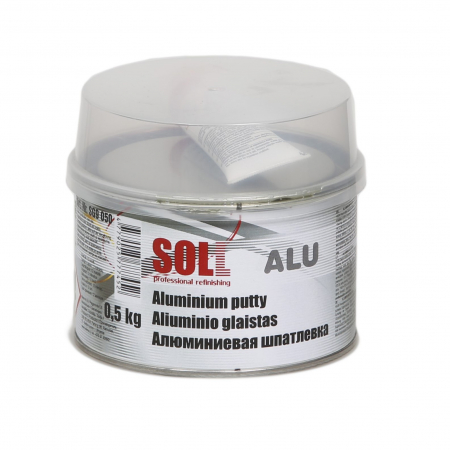 Chit pentru Aluminiu - Chit poliesteric aluminiu, Soll ALU, contine intaritor, diferite cantitati