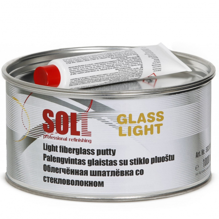 2. CONSUMABILE - Chit poliesteric fibra, Soll Glass Light, contine intaritor, cantitate 1 litru