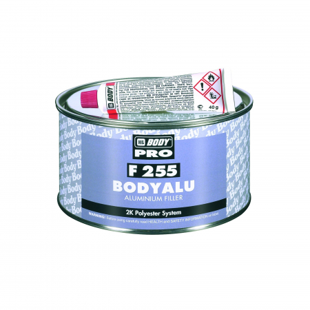2. CONSUMABILE - Chit pentru aluminiu, HB Body F255, culoare argintiu, gramaj 0.25 / 1 / 1.8 kg
