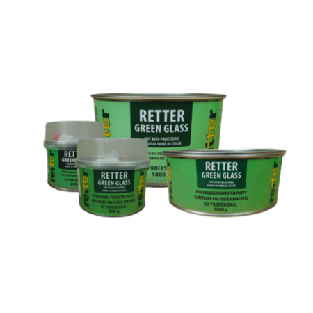 Chit cu Fibre de Sticla - Chit cu fibre de sticla, Retter Green Glass, contine intaritor, cantitate 0.20 / 0.50 / 1.00 / 1.80 kg