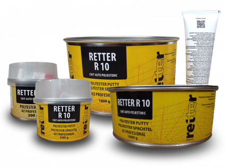 Chit Poliesteric Universal - Chit poliesteric universal, Retter R10, de umplere, contine intaritor, cantitate 0.20 / 0.50 / 1.00 / 1.80 kg