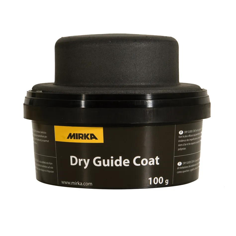 Diverse - Praf de control, Mirka Dry Guide, contine burete aplicat pulbere de control, culoare negru, 100 grame