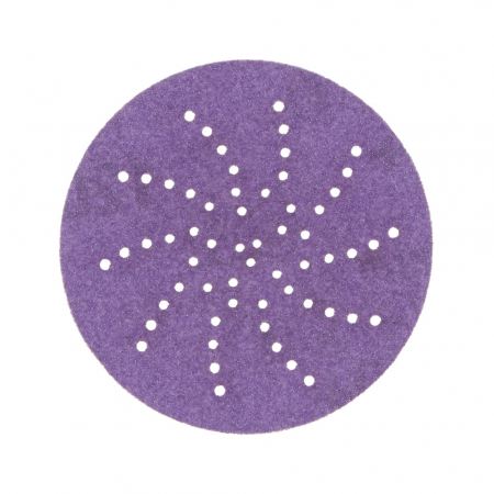 2. CONSUMABILE - Disc abraziv slefuit velcro, 3M Cubitron II 737U, Multihole, duritate P80 - P220, diametru 90 mm