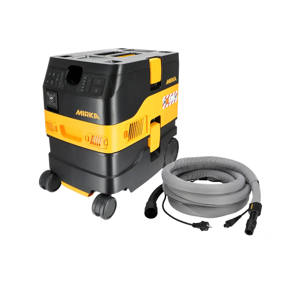 3. SCULE - Aspirator mobil, Mirka DEXOS 1217 M AFC, cu furtun și manșon 4m