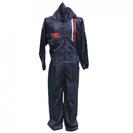 Combinezon protectie - Combinezon protectie, Soll SNO, reutilizabil albastru, nylon, cu gluga, protejaza impotriva substanțelor chimice