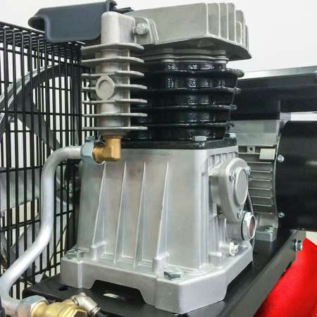 Compresor aer cu piston profesional, Fiac AB200/348MC, alimentare 220 V, aer aspirat 330 l/min, butelie 200 litri [1]