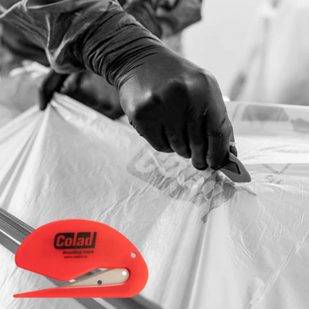 Cutter folie, Colad 2070, lama rezistenta, culoare rosu [2]