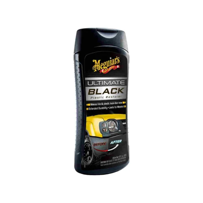 Reconditionat suprafete - Solutie reconditionat si curatat plastic, Meguiar's G15812 Ultimate Black, pentru plastice exterioare, gramaj  335 ml