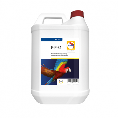 Degresant suprafete - Degresant antisiliconic pe baza de apa, Glasurit P-P-31 Waterborne cleaner, base-/topcoat, pentru curatat suprafete, gramaj 5 litri