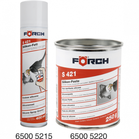 2. CONSUMABILE - Spray/Pasta vaselina, Forch S421, de ungere cu silicon, gramaj 400 ml / 250 grame