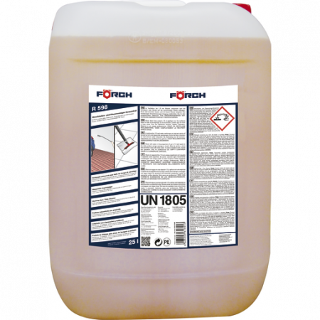 2.1 PROTECTIE PERSONALA - Solutie de curatat, Forch R598, pentru pardoseli industriale, gramaj 25 litri
