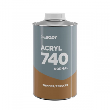 2. CONSUMABILE - Diluant acrilic, HB Body 740, standard, pentru vopsea si lac, gramaj 1 litru / 5 litri