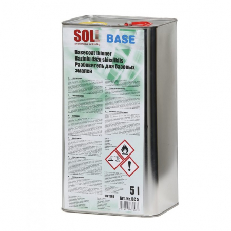 Diluant baza normal, Soll BC, pentru diluant vopsea baza 1K, cantitate 1 litru / 5 litri [1]
